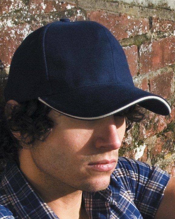 RESULT Sandwich Brushed Cotton Cap Kappe personalisierbar