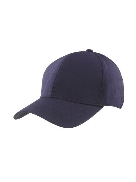 RESULT Fitted Cap Softshell bleu marine personnalisable