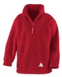 Laine polaire personnalisable RESULT R33J Kids 1/4 Zip Fleece