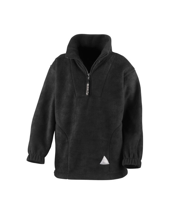 Laine polaire personnalisable RESULT R33J Kids 1/4 Zip Fleece