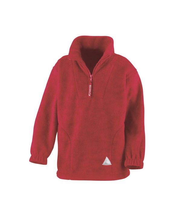 Laine polaire personnalisable RESULT R33J Kids 1/4 Zip Fleece