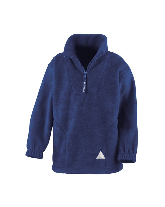 Laine polaire personnalisable RESULT R33J Kids 1/4 Zip Fleece