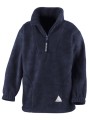 RESULT R33J Kids 1/4 Zip Fleece bleu marine personnalisable