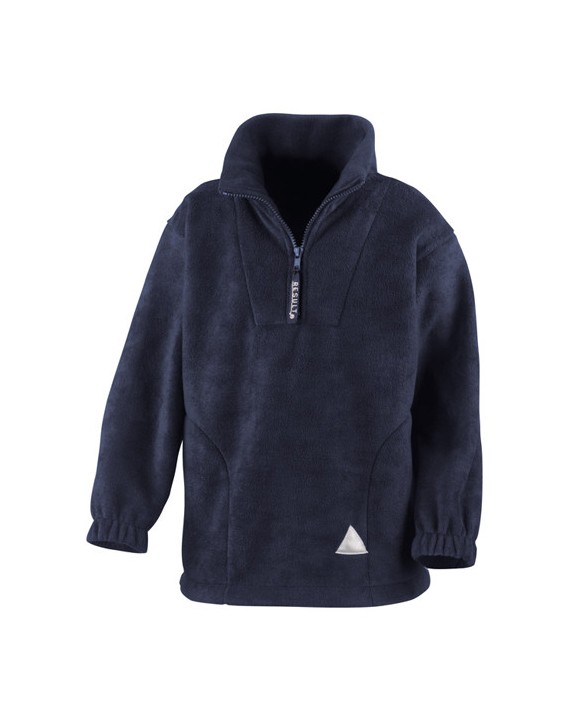 Laine polaire personnalisable RESULT R33J Kids 1/4 Zip Fleece