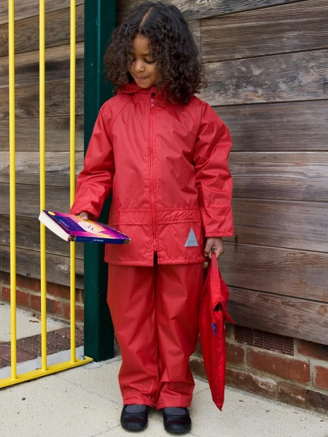 Vestes à personnaliser RESULT Junior Waterproof Jacket/Trouser Set 