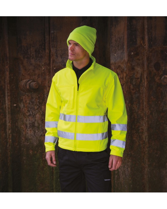 RESULT High-viz Soft Shell Jacket Jacke personalisierbar