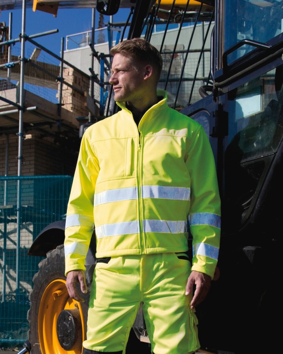 RESULT High-viz Soft Shell Jacket Jacke personalisierbar