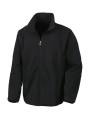 RESULT OSAKA COMBED PILE SOFTSHELL JACKET noir personnalisable