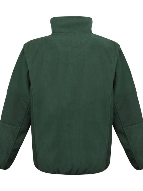 Softshells à personnaliser RESULT OSAKA COMBED PILE SOFTSHELL JACKET forest green
