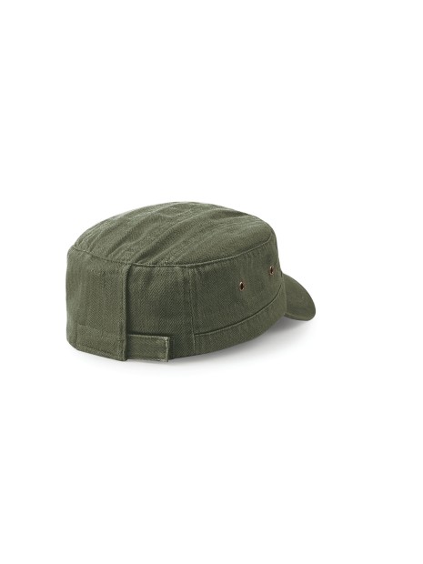 BEECHFIELD URBAN ARMY CAP vintage olive personnalisable