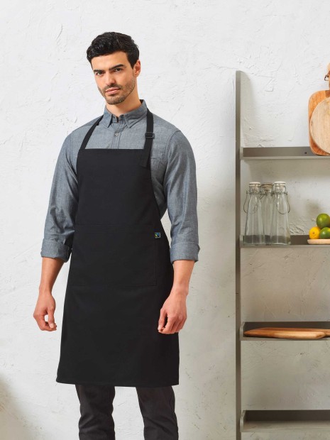 Tabliers à personnaliser PREMIER Tablier à bavette "Fairtrade" 