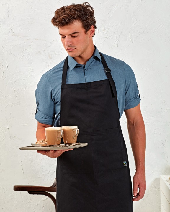Tablier personnalisable PREMIER Tablier à bavette "Fairtrade"