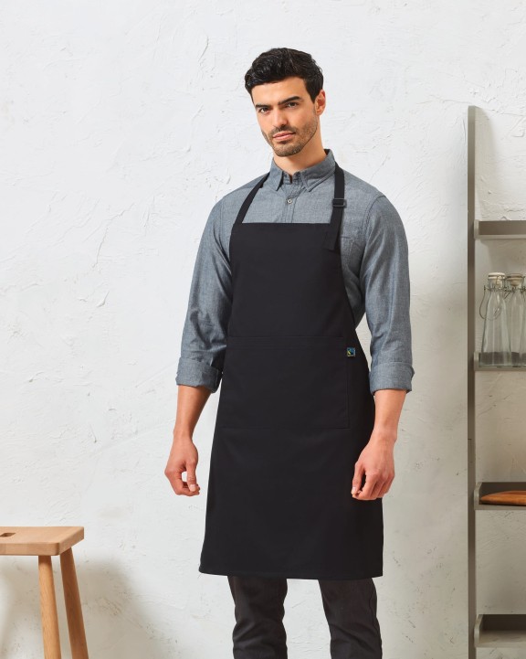 Tablier personnalisable PREMIER Tablier à bavette "Fairtrade"