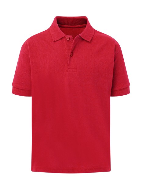 SG CLOTHING Cotton Polo Kids rouge personnalisable