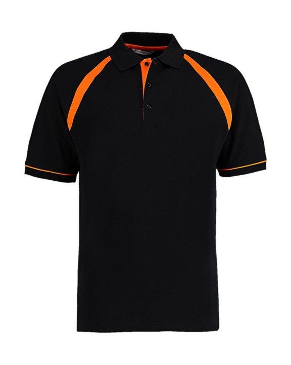KUSTOM KIT Classic Fit Oak Hill Polo Poloshirt personalisierbar