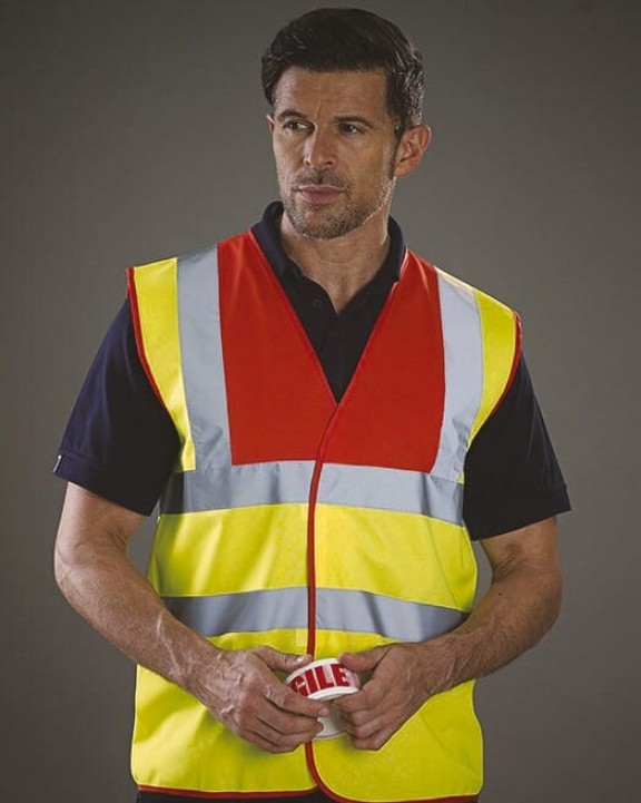 Gilet de sécurité personnalisable YOKO Gilet haute visibilité
