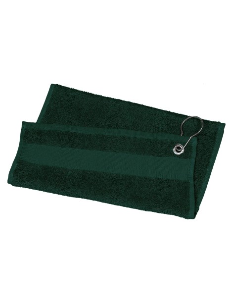 PROACT Serviette de golf - 50 x 30 cm forest green personnalisable