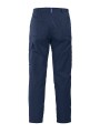 PROJOB 2506 PANTALON COTON A/ GENOUILLERES bleu marine personnalisable