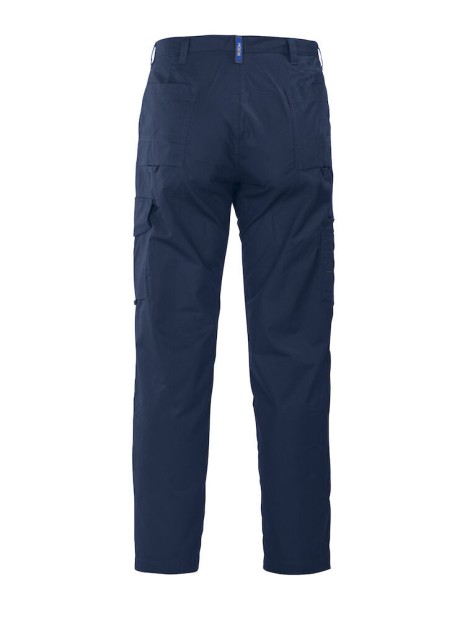PROJOB 2506 PANTALON COTON A/ GENOUILLERES bleu marine personnalisable