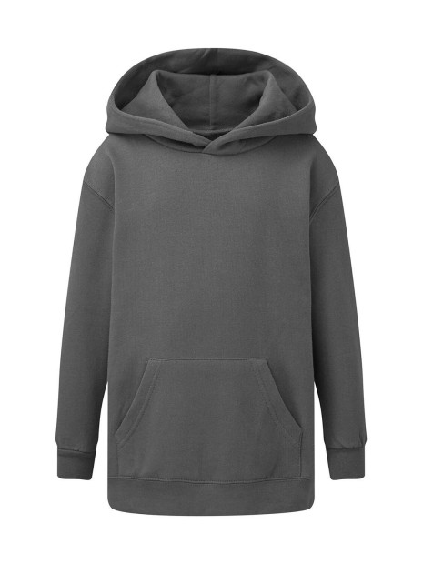 SG CLOTHING Hooded Sweatshirt Kids gris personnalisable