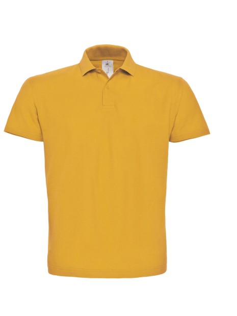 B&C Polo homme ID.001 CHILI GOLD personnalisable