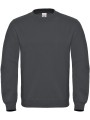 B&C Sweat-shirt col rond ID.002 anthracite personnalisable