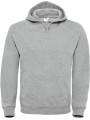 B&C Sweat-shirt capuche ID.003 heather grey personnalisable