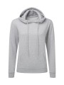 SG CLOTHING Hooded Sweatshirt Women light oxford personnalisable