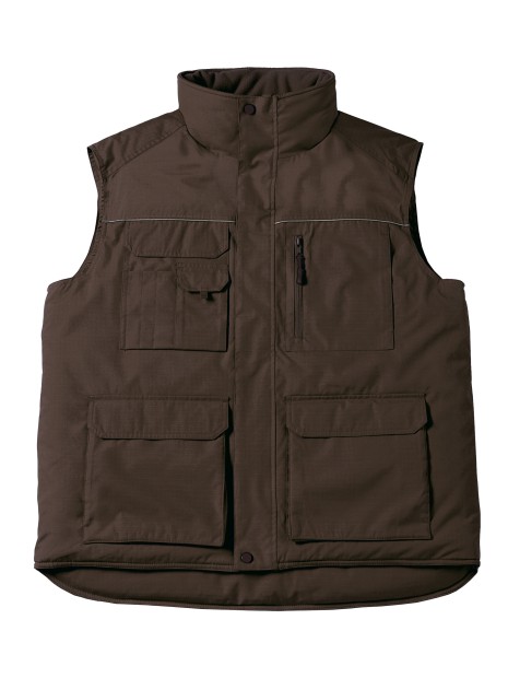 B&C PRO BODYWARMER EXPERT PRO brun personnalisable