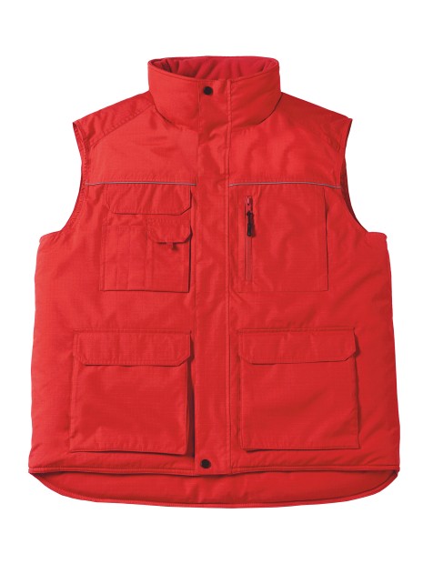 B&C PRO BODYWARMER EXPERT PRO rouge personnalisable