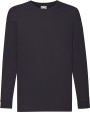 T-shirt personnalisable FOL T-shirt enfant manches longues Valueweight (61-007-0)