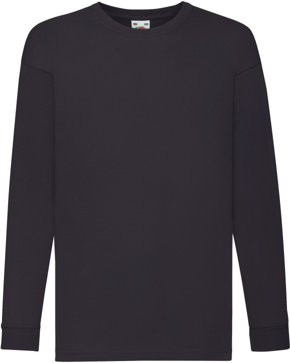 T-shirt personnalisable FOL T-shirt enfant manches longues Valueweight (61-007-0)