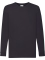 FOL T-shirt enfant manches longues Valueweight (61-007-0) bleu marine profond personnalisable