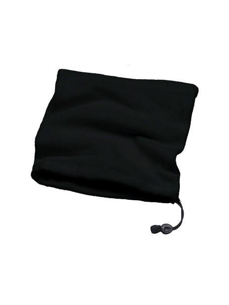 K-UP Tour de cou polaire noir personnalisable