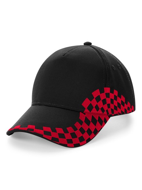 BEECHFIELD Casquette Grand Prix noir/rouge classique personnalisable