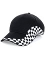 BEECHFIELD Casquette Grand Prix black/damier white personnalisable