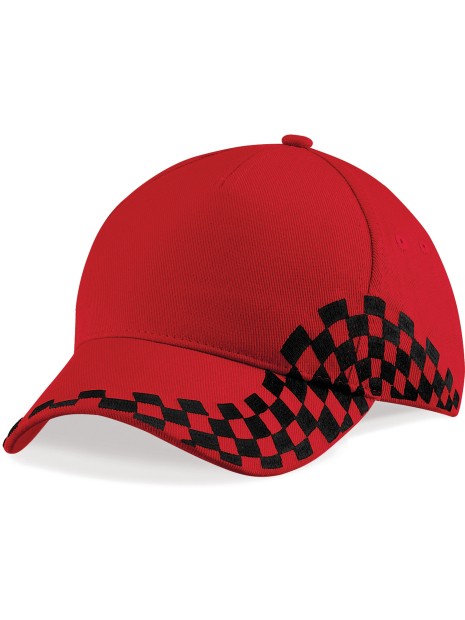 BEECHFIELD Casquette Grand Prix rouge classique/noir personnalisable