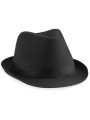 BEECHFIELD FEDORA noir/noir personnalisable
