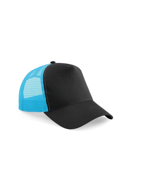 BEECHFIELD Casquette américaine noir/bleu surf personnalisable
