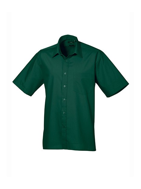 PREMIER Chemise Popeline Bottlegreen personnalisable
