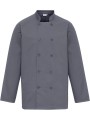 PREMIER Veste de cuisine manches longues acier personnalisable