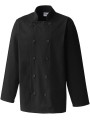 PREMIER Veste de cuisine manches longues noir personnalisable