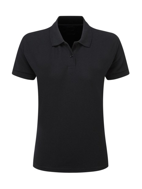 SG CLOTHING Poly Cotton Polo Women noir personnalisable