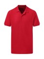 SG CLOTHING Poly Cotton Polo Men rouge personnalisable
