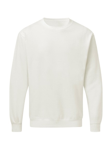 SG CLOTHING Crew Neck Sweatshirt Men SNOWWHITE personnalisable