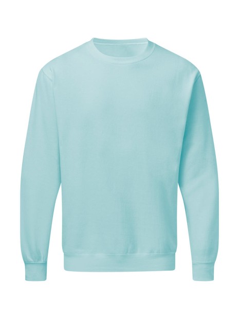 SG CLOTHING Crew Neck Sweatshirt Men angel blue personnalisable