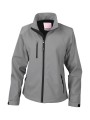 RESULT Ladies Base Layer Softshelll gris argenté personnalisable