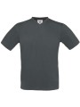 B&C T-shirt col V Exact150 dark grey personnalisable