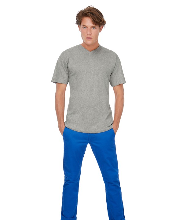 B&C Exact 150 V-Neck T-Shirt T-Shirt personalisierbar