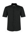 Chemise personnalisable KUSTOM KIT Tailored Fit Mandarin Collar Shirt SSL